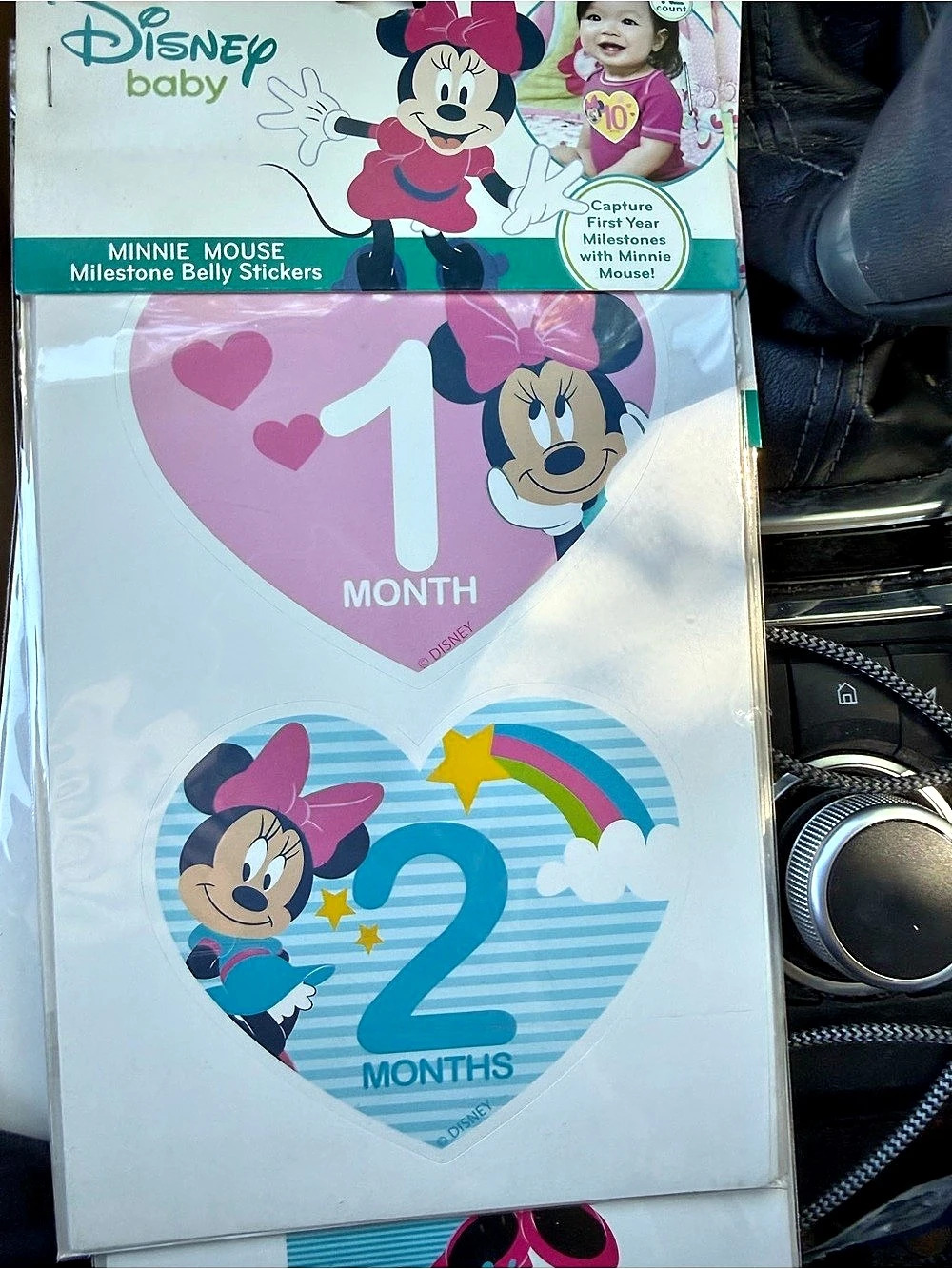 Disney Minnie Mouse Milestone Belly Stickers NWT